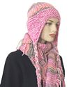 Steamboat Striped Earflap Hat and Scarf
