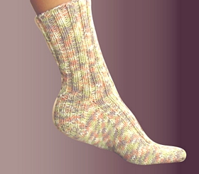 Free Pattern: Ashley Ribbed Socks