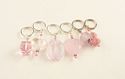 Stitch markers - pinks